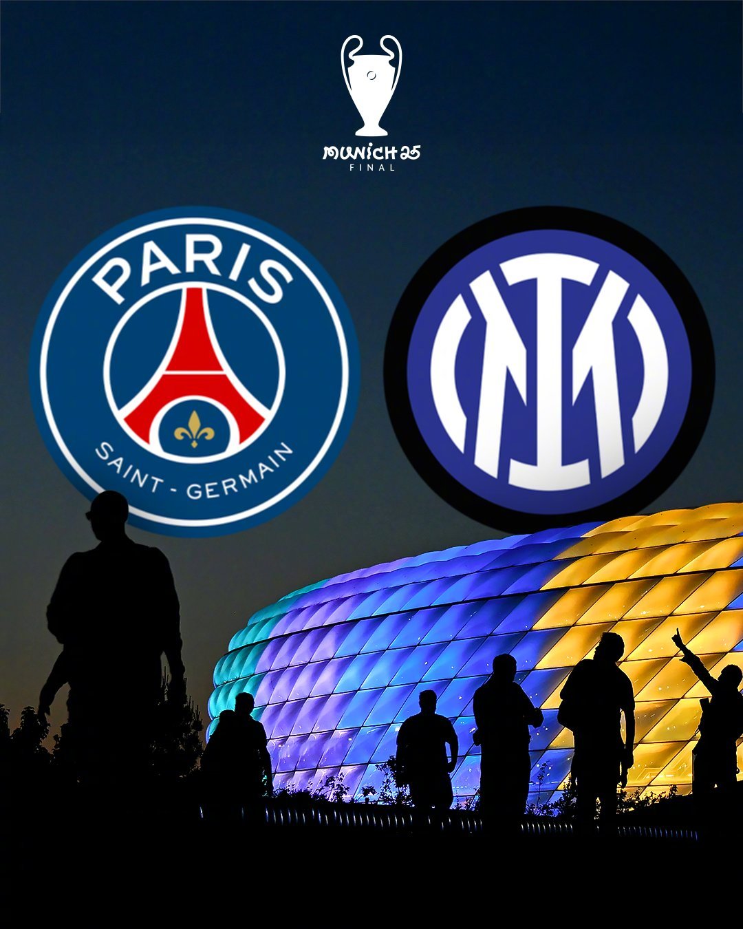 巴黎圣日耳曼50横扫国际米兰 成就队史首座欧冠