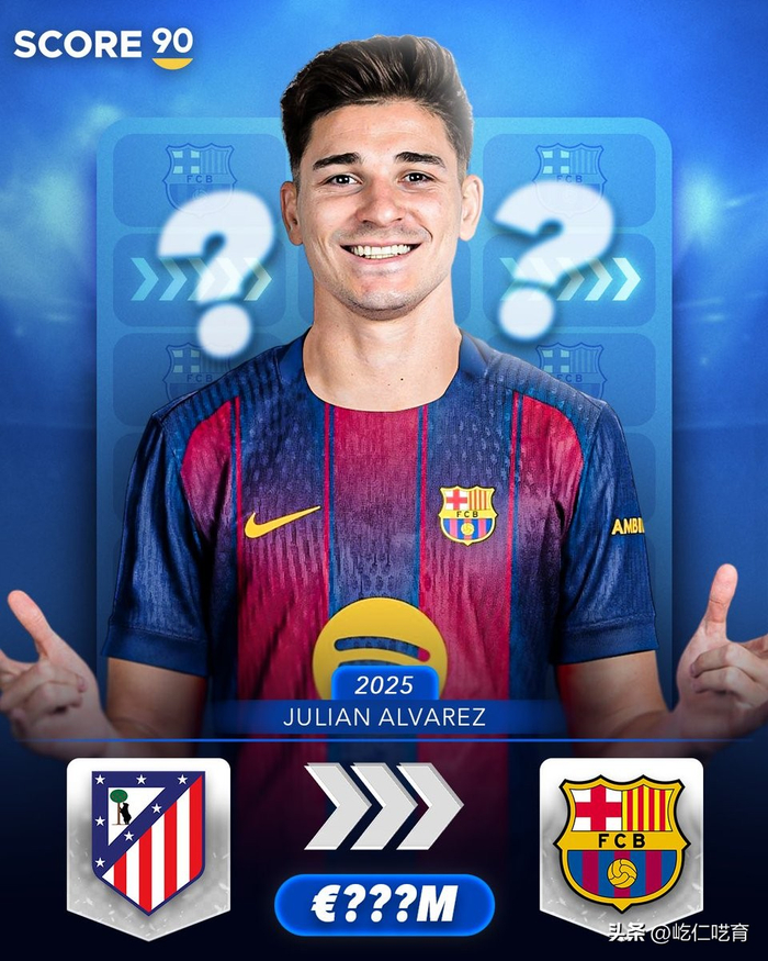 巴萨9号位引援困局：凯恩、阿尔瓦雷斯与哈兰德